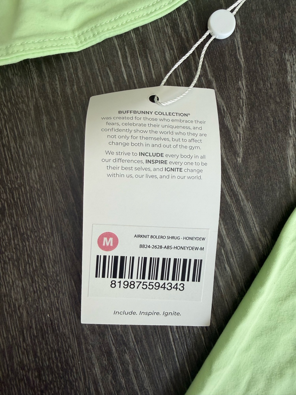 NWT Buffbunny airknit bolero - Picture 4 of 9